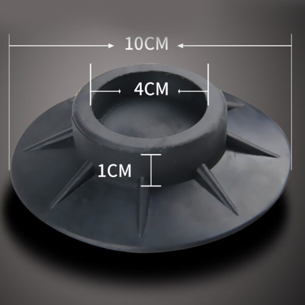 4Pcs Floor Mat Feet Pad Furniture Elasticity Protectors Anti Vibration Rubber Feet Pads Washing Machine Non 4