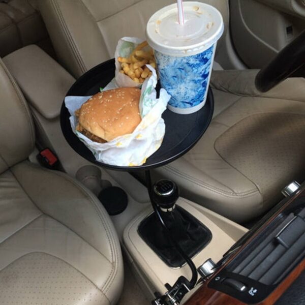 Car Swivel Tray Car Food Tray with Clamp Bracket Folding Dining Table Drink Holde AutoPallet Back 5