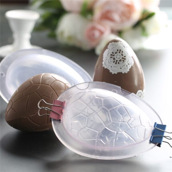 DIY Easter Egg 3d Cake Mold Fondant Cake Decorating Tools Plastic Chocolate Mold Cookie Candy Molds 4