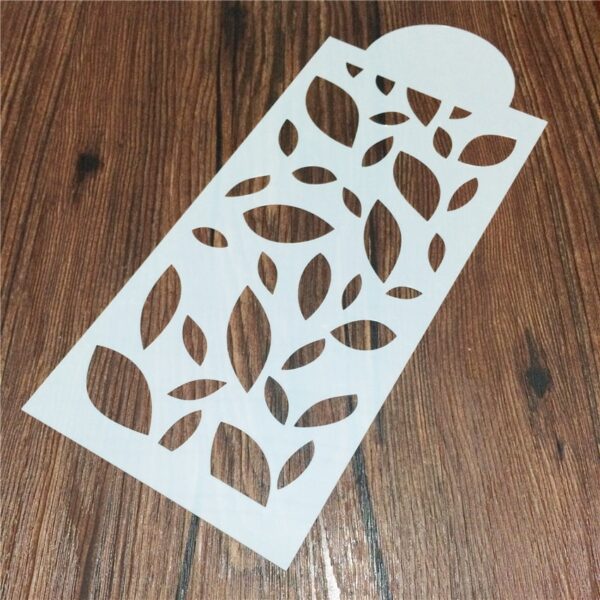 DIY Retro totem Cake Lace Mold Plastic Stencil Pad Strew Duster Spray Flower Decoration Baking Tool 3