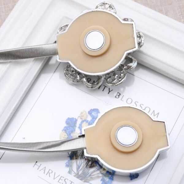 European Style Magnetic Curtain Buckle Curtain Ball Tie Strap Curtain Clip Korean Curtain Jewelry Tied Flower 1