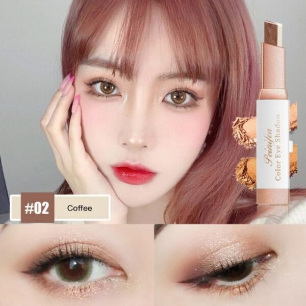 Eyeshadow Stick Stereo Gradien Shimmer Double Color Shadow Eye Cream Pen Pen Makeup Cosmetics Tool Waterproof 1.jpg 640x640 1