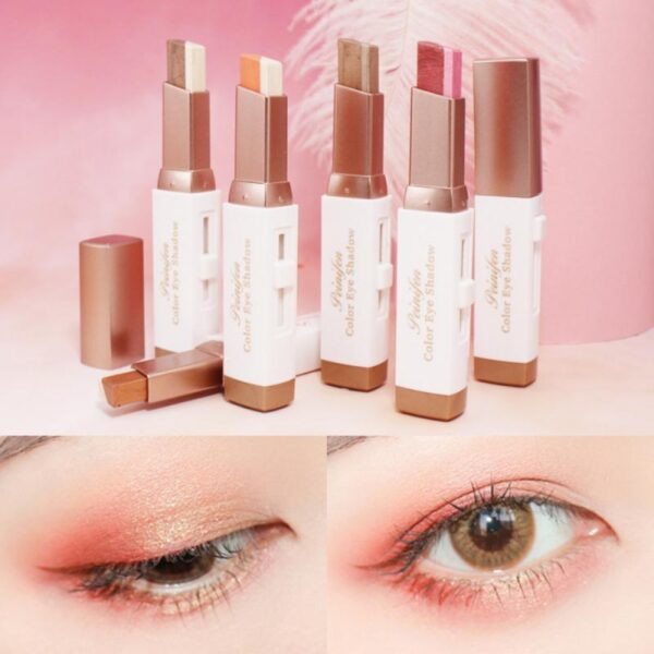 Eyeshadow Stick Stereo Gradien Shimmer Double Colour Eye Shadow Cream Գրիչ Աչքերի Դիմահարդարում Կոսմետիկայի Գործիք Անջրանցիկ