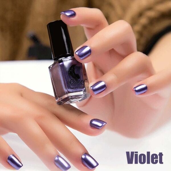 Fashion Mirror Nail Polish Silver Transparent Purple Rose Gold Faarf 6ML Lang Dauerend Nagellack Meedchen 13.jpg 640x640 13