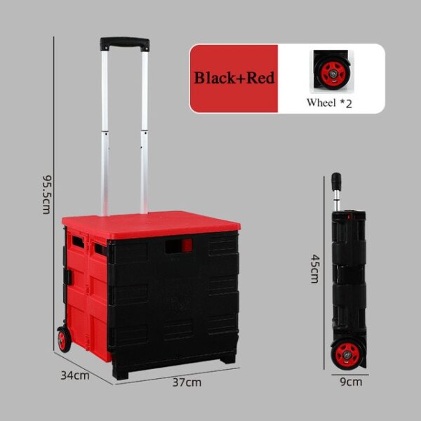 Foldable Storage Box Portable Shopping Cart Trolley Luggage Case Multifunctional Household Cart Supermarket Shopping Basket 7.jpg 640x640 7