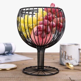 Metal Fruit Basket Container Bowl - image 3