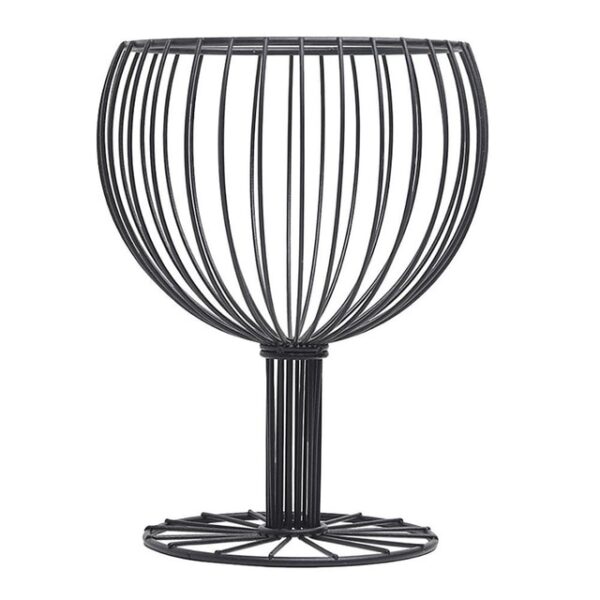 Fruit Basket Container Bowl Metal Wire Basket Kitchen Drain Rack Fruit Vegetable Storage Holder Snack