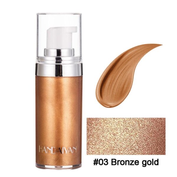 HANDAYAN Liquid Highlighter Makeup Face Eye Contour Bronzer Professional Glow Shimmer Luminizer Highlighter Palette 20ML TSLM1 2.jpg 640x640 2