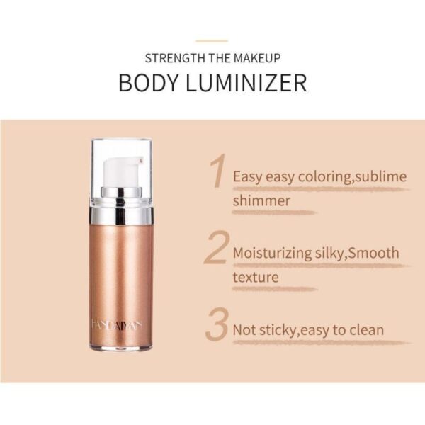 HANDAYAN Liquid Highlighter Makeup Face Eye Contour Bronzer Professional Glow Shimmer Luminizer Highlighter Palette 20ML TSLM1 3