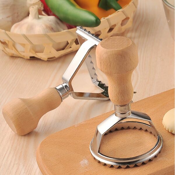 Home Ravioli Cutter Set Pasta Press Kitchen Attachment Kit Ravioli Maker Mold Tool Ravioli Stamp Set 5