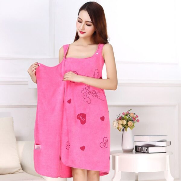 Home Textile Towel Women Robes Bath Wearable Towel Dress Womens Lady Fast Drying Beach Spa Magical 5