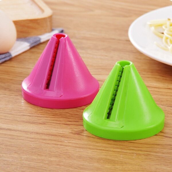 Herramientas de cocina Accesorios Gadget Embudo Modelo Cortadora en espiral Dispositivo de trituración de verduras Ensalada de cocina Zanahoria 2