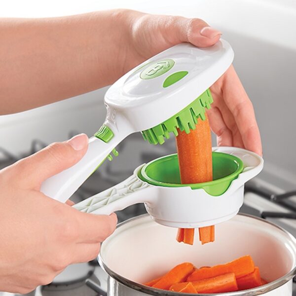 Pemotong sayur manual pawon multifungsi slicer keju kentang slicer sayur lan buah mesin salad cutter 1