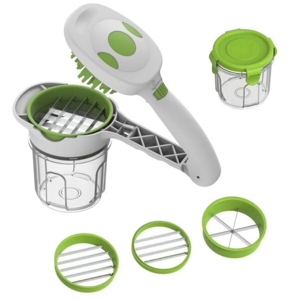 Pemotong sayur manual pawon multifungsi slicer keju kentang slicer sayur lan buah mesin salad cutter 3