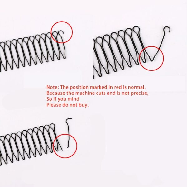 Koreya Stil Peşəkar Qadın Roll Qara Əyri Klip Pin Görünməz Bang Saçaq Saç Tarağı Saç Aksesuarları 3