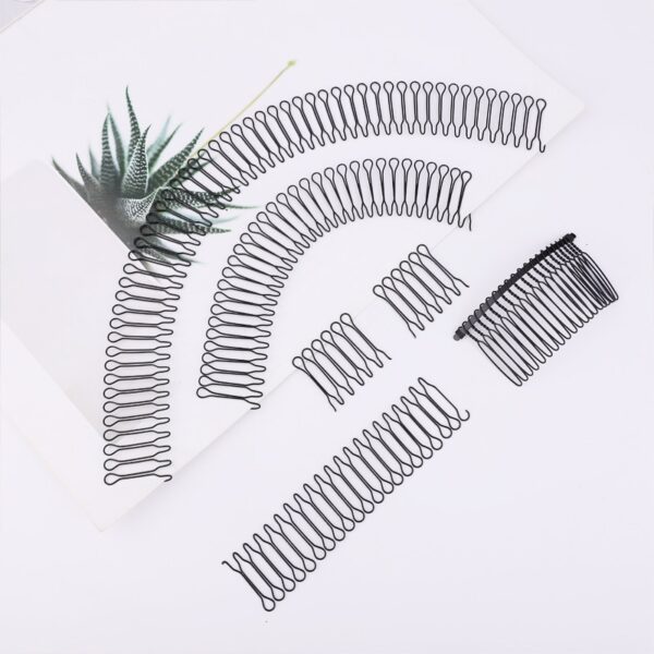 Korean Style Professional Female Roll Black Curve Clip Pin Invisible Bang Fringe Hair Comb Hair Accessories 4