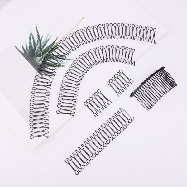 Koreanesch Style Professionell Weiblech Roll Schwaarz Curve Clip Pin Invisible Bang Fringe Hoer Kamm Hoer Accessoiren 4