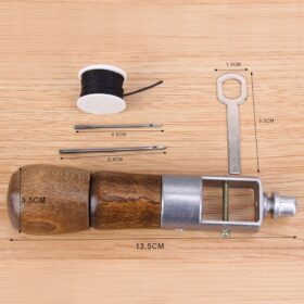 Leather Sewing Awl Kit Hand Stitcher Set - image 2