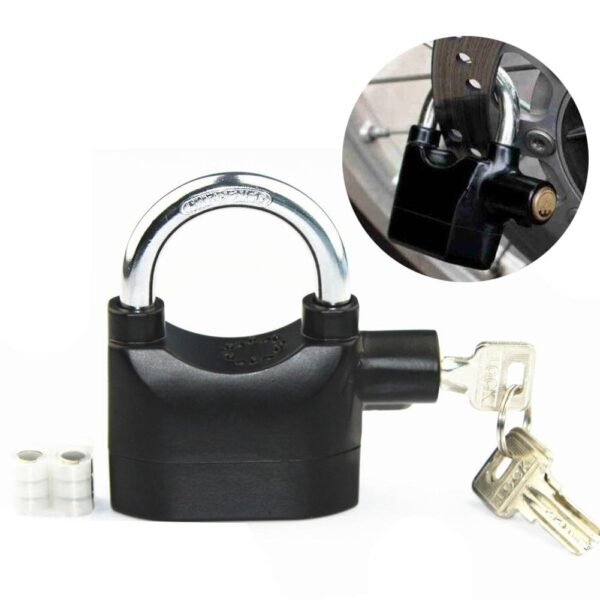 Motorcycle Anti Theft Alarm Lock Warehouse Door Lock Bicycle Disc Brake Lock 110dB Accesorios Moto IP65 2