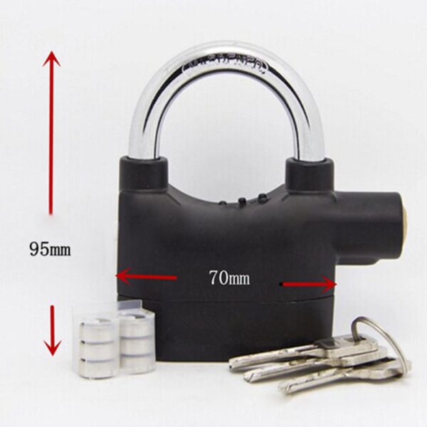 Motorcycle Anti Theft Alarm Lock Warehouse Door Lock Bicycle Disc Brake Lock 110dB Accesorios Moto IP65 3