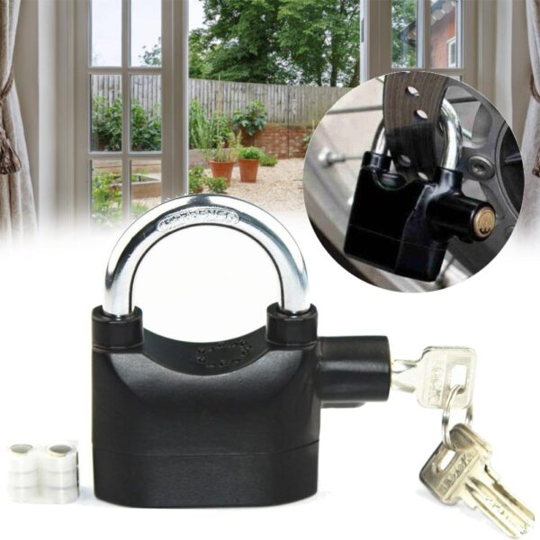 Motorcycle Anti Theft Alarm Lock Warehouse Door Lock Bicycle Disc Brake Lock 110dB Accesorios Moto IP65 5