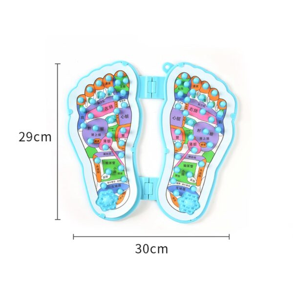 Foot Massage Pad Foot Acupressure အသစ်သည် ပင်ပန်းနွမ်းနယ်မှုကို သက်သာစေပြီး သွေးလည်ပတ်မှုကောင်းစေကာ ခန္ဓာကိုယ်၏ လက်ခြေဖဝါး Spiky Massager 5