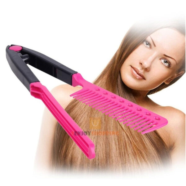 New Straight Hair Comb Brush Tool For Dry Iron Hair Curl to Straight Hair Shaper 1