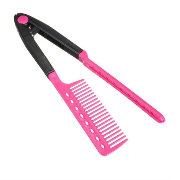 New Straight Hair Comb Brush Tool For Dry Iron Hair Curl to Straight Hair Shaper 4