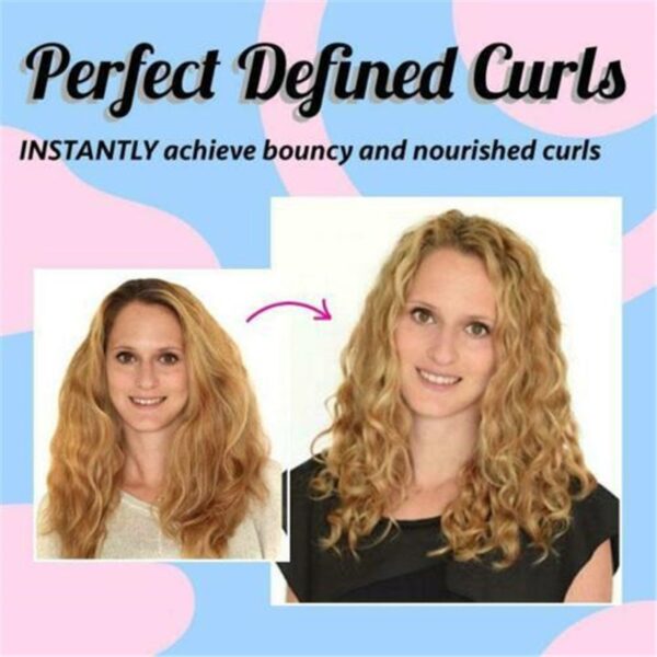 Perfect Curls Hair Booster Serum i Flokëve të Dëmtuar Kundër Rënies së Flokëve Vaj Kompleksi Keratin 2 me vaj maroken
