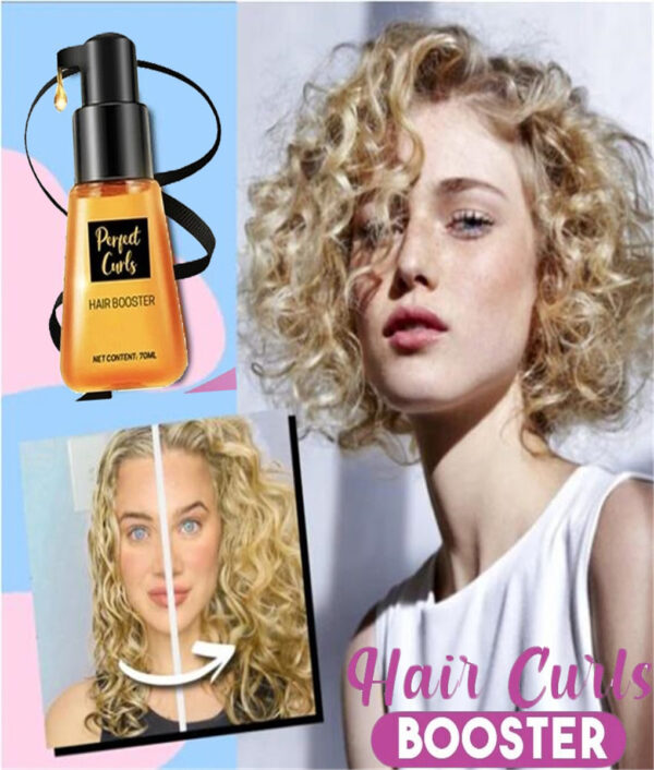 Perfect Curls Hair Booster Serum i Flokëve të Dëmtuar Kundër Rënies së Flokëve Vaj Kompleksi Keratin 6 me vaj maroken