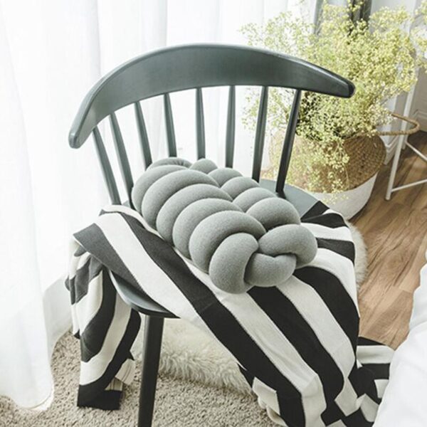 REGINA Creative Home Decor Safa Nivîn Cushions Style Nordic Hand Knot Chair Back Seat Cushion Office 3
