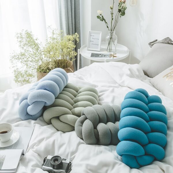 REGINA Creative Home Decor Sofa Bed Cushions Nordic Style Hand Knot Chair Back Seat Cushion Office