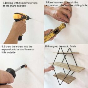 Retro Rhombus Shelf - image 4