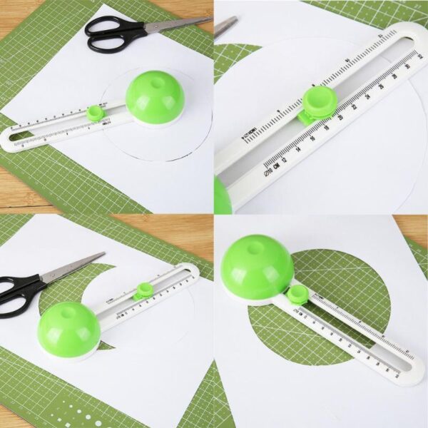 Round Cutting Knife Patchwork Compass Circle Cutter Scrapbooking Cutters for DIY paper cutting