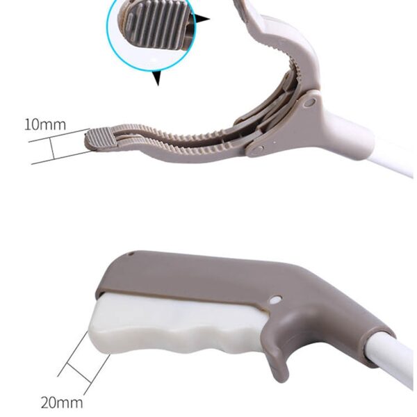 쓰레기 피커 엑스트라 롱 그래버 리처 도달 보조 도구 쓰레기 쓰레기 픽업 가든 피커 4