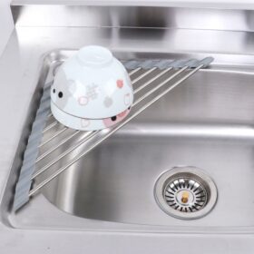 Triangle Roll Up Dish Drying Rack - image 2