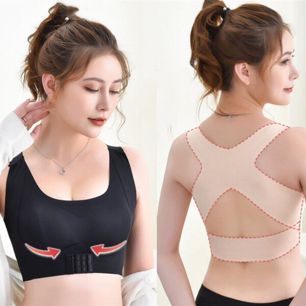 Wanita Bra Korektor Postur Bralette Penutupan Depan Bra Kebugaran Rompi Push Up Bra Wanita Bra Pakaian Dalam 2