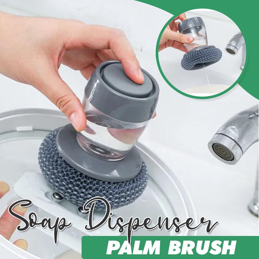 Kitchen Soap Dispensing Palm Brush – JOOPZY