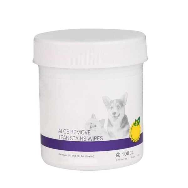 100Pcs Pet Cleaning Wipes Pet Eye Wet Wipes Dog Cat Grooming Tear Stain Remover Clean Wet 1