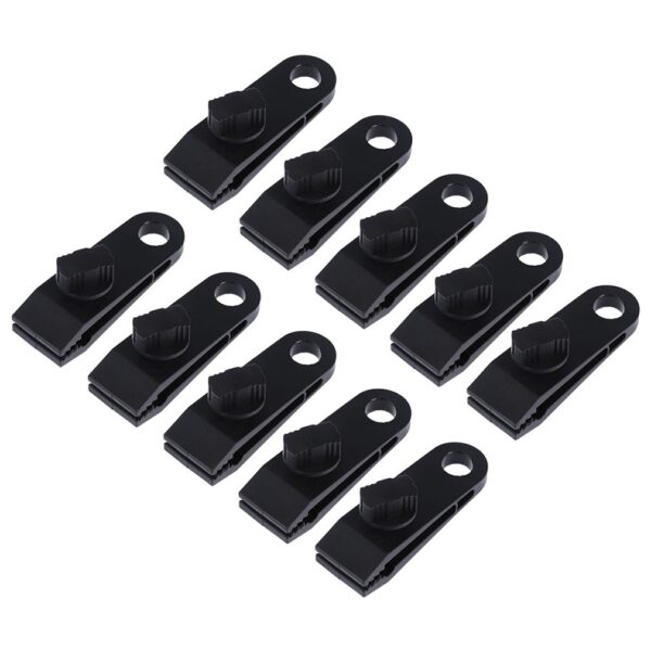 10pcs Clips Heavy Duty Жогорку сапаттагы бышык Premium Lock Grip чатырлары