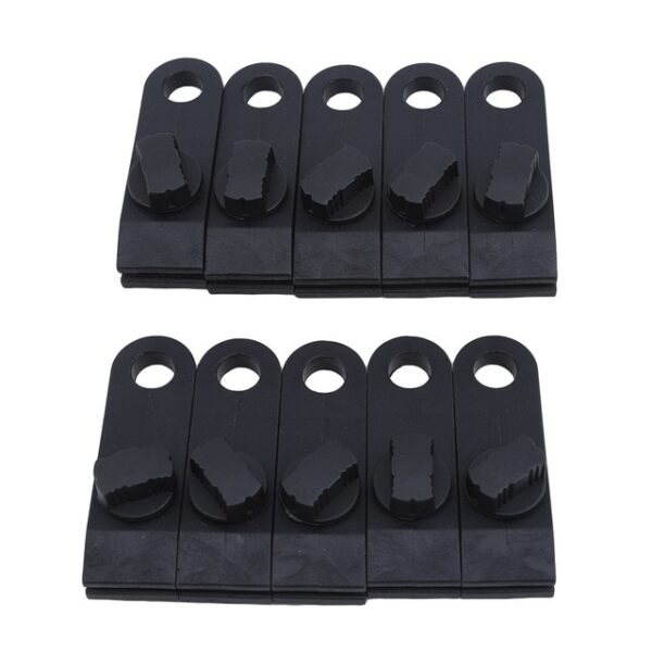 10pcs Clips Hnyav Hnyav Hnyav Hnyav Hnyav Premium Lock Grip Awning Clamp rau Canopies Camping