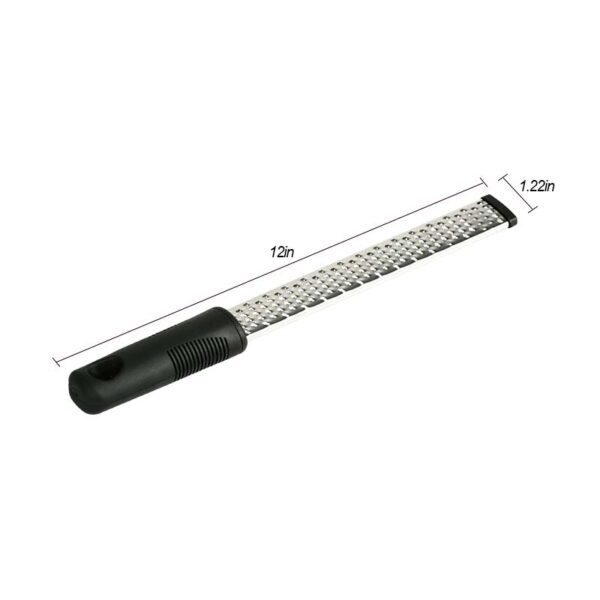 12 Inch Multifunziunale Rettangulu In Acciaio Inox Casgiu Grater Strumenti Chocolate Lemon Zester Zucchero di Frutta Gadgets di Cucina 3