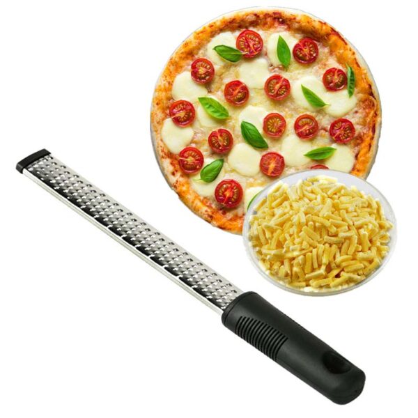 12 Inch Multifunziunale Rettangulu In Acciaio Inox Casgiu Grater Strumenti Chocolate Lemon Zester Zucchero di Frutta Gadgets di Cucina