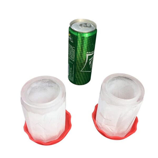 1PCS New Cup Shape Rubber Kitchen Accessories Frozen Ice Cream Tools DIY Ice Cube Shot Glass 4