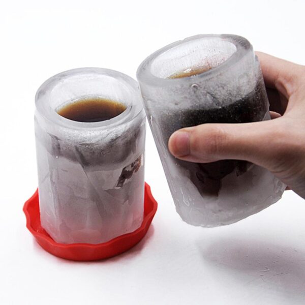 1PCS New Cup Shape Rubber Kitchen Accessories Frozen Ice Cream Tools DIY Ice Cube Shot Glass