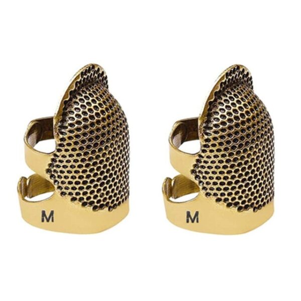 2 PC Antique Metal Finger Protector Th2 PC Sewing Accessories Antique Metal Finger Protector Thimble Ring 2.jpg 640x640 2