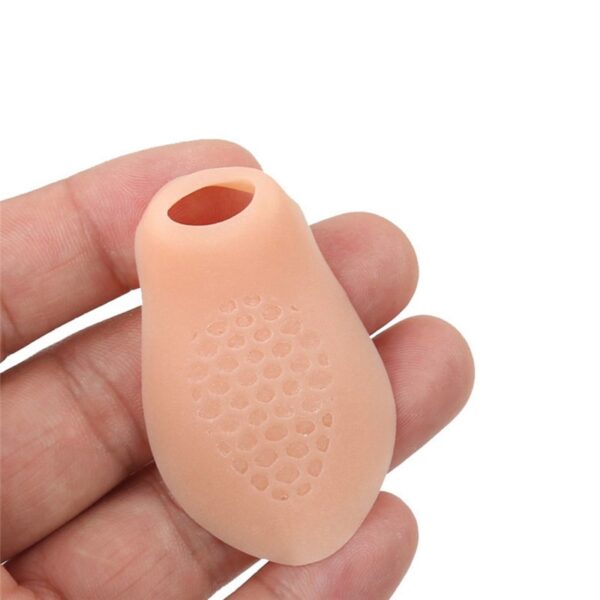 2 Pcs Small Toe Thumb Silicone Gel Toe Bunion Protector Breathable Hallux Valgus Toe Corrector Foot 2