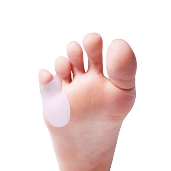 2 pezzi piccolo dito del piede pollice gel di silicone protezione borsite della punta traspirante alluce valgo correttore del piede 3.jpg 640x640 3