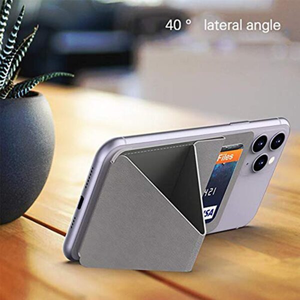 2020 New Style Sticky Invisible Mobile Phone Holder Cellphone Stand Foldable Smartphone Desk Mount Magnetic Ring 3