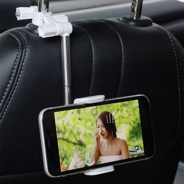 2021 New Car Rearview Mirror Mount Հեռախոսային սեփականատեր iPhone 12-ի համար GPS նստատեղի սմարթֆոն Car հեռախոս 3